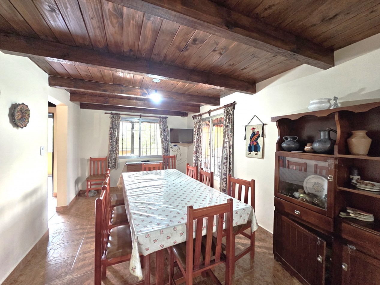 ALQUILER TEMPORARIO CASA 6 PERSONAS, TAFI DEL VALLE - LOMA DE LA CRUZ - 2D, GALERIA, ASADOR, COCHERA