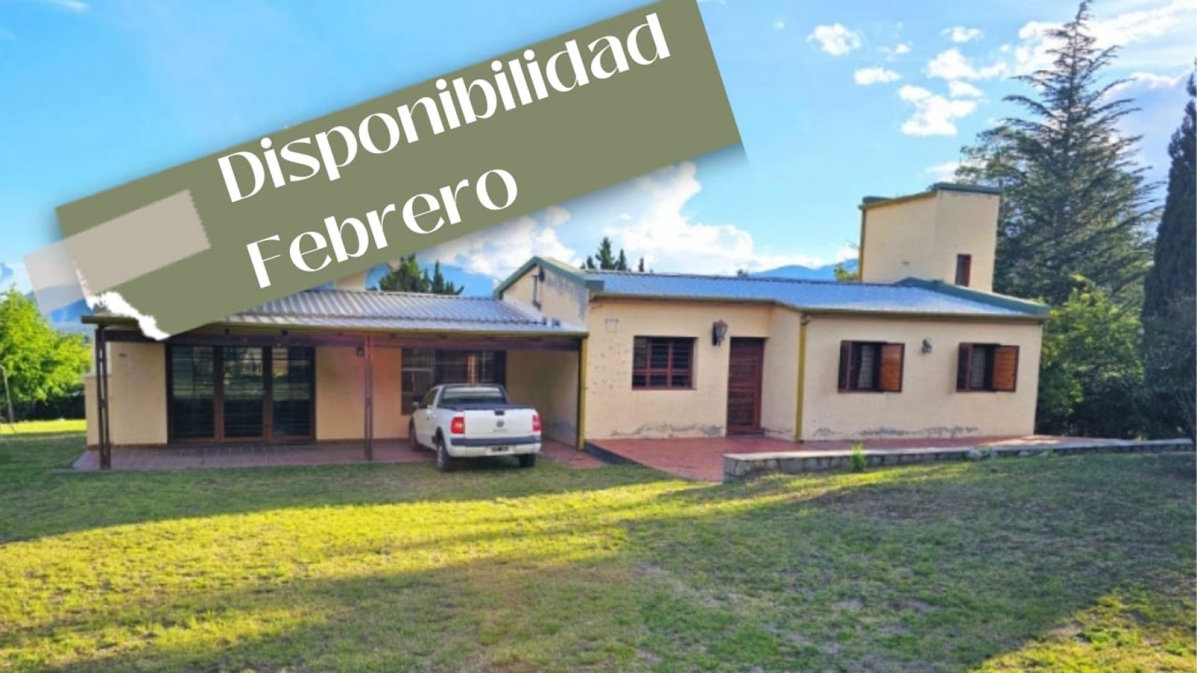 ALQUILER TEMPORARIO CASA 8 PERSONAS, TAFI DEL VALLE - LOS CUARTOS - 2D, 2Bñ, GALERIA, ASADOR, COCHERA GRAN LOTE