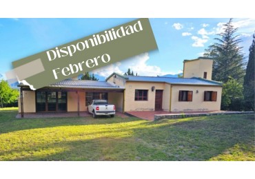 ALQUILER TEMPORARIO CASA 8 PERSONAS, TAFI DEL VALLE - LOS CUARTOS - 2D, 2Bñ, GALERIA, ASADOR, COCHERA GRAN LOTE